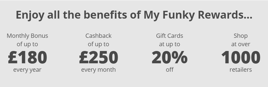 my funky rewards benefits
