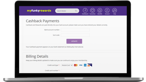 my funky rewards cashback